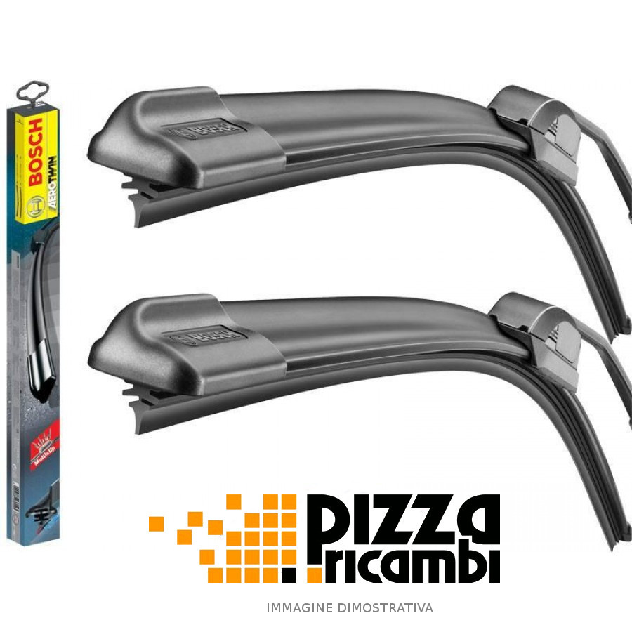 3397007466 KIT 2 SPAZZOLE TERGICRISTALLO BOSCH AEROTWIN ANTERIORI