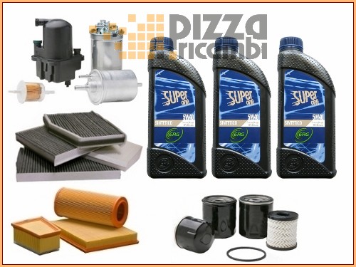 FRP* KIT TAGLIANDO FIAT PUNTO 1.3 MJT multijet 4 FILTRI+OLIO service oil  filter